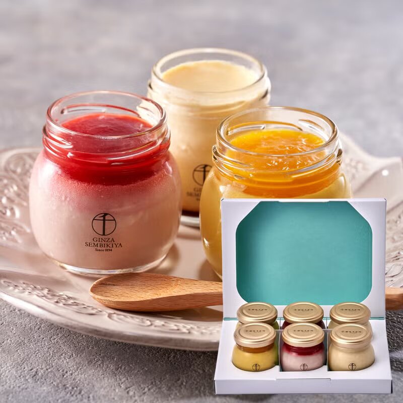 「銀座千疋屋」銀座プリン詰合せ