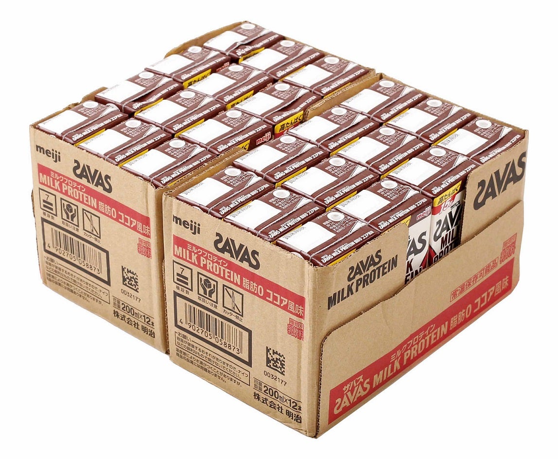 ザバスミルクプロテイン脂肪0 ココア200ml×24本 | オオゼキオンライン