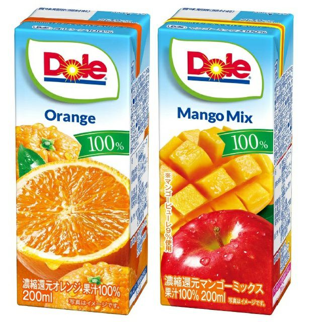 Doleブリックパック（オレンジとマンゴーMIX）48本セット